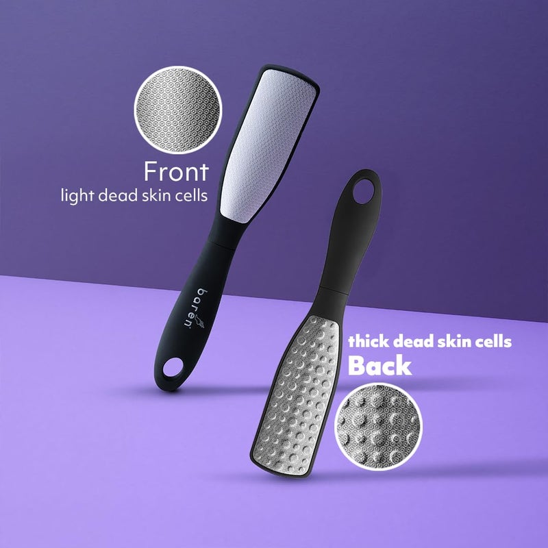 Baren Magic Professional Dual Sided Foot Callus Remover Shaver - Painless and Gentle Remove | Professional Tool | Premium Stainless Steel | for Dry Foot | Foot File | Easy to Clean - Image 4